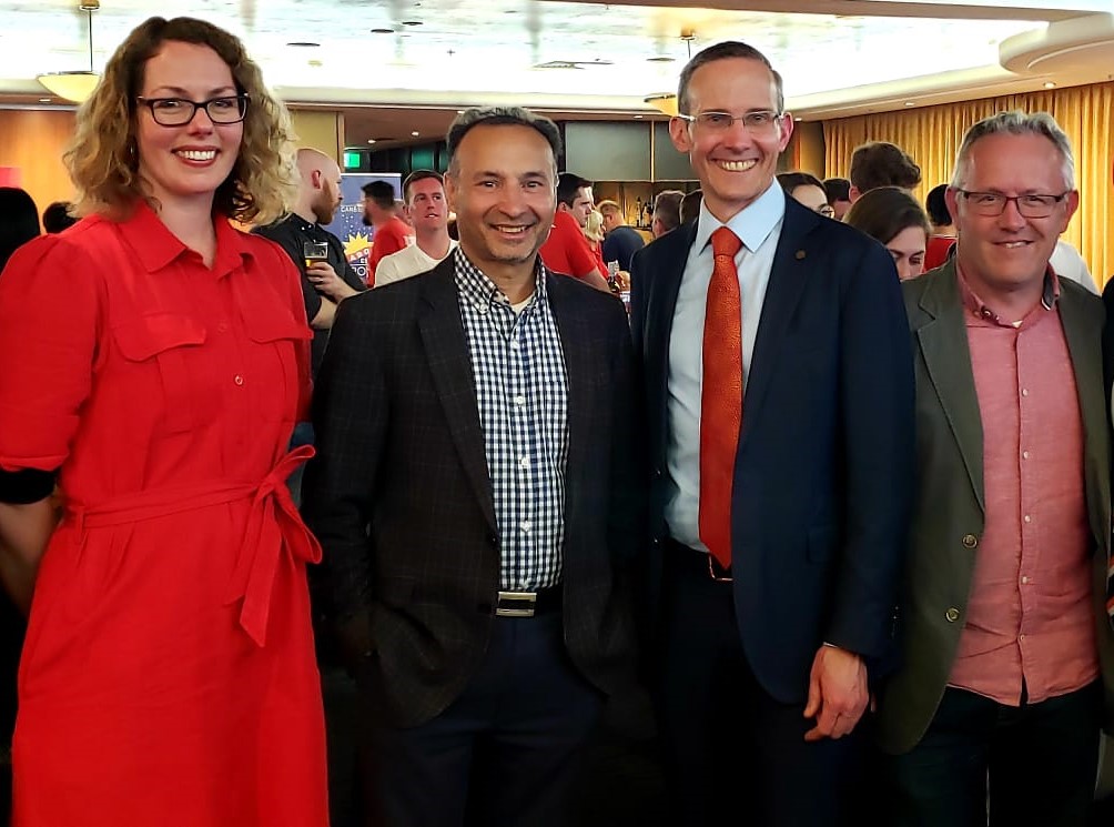Deepak_R_Gupta's tweet photo. Congratulations to our 31st prime minister, Anthony Albanese great forward step for our ACT Senator Katy Gallagher and a fabulous trifecta to our three House of Representatives Alicia Payne MP Andrew Leigh MP and David Smith MP Well done Canberra! https://t.co/xzCb1mwGYr