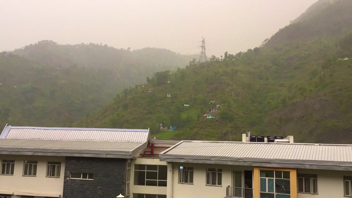 It’s raining again. 
# Himachal # rains # IIT