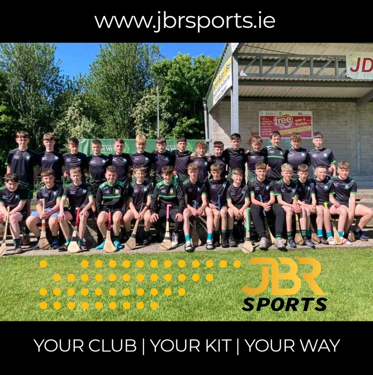 jbrsports_irl's tweet photo. Congratulations and Well Done to all U.15 Players of  @glenroe_gaa as well as all involved with their training and management. @jbrsports_irl were delighted to supply their new kit jersey's. Tel 087 642 4630 or email sales@jbrsports.com  #kitbuilder #clubkits https://t.co/kIP1uzOPBJ