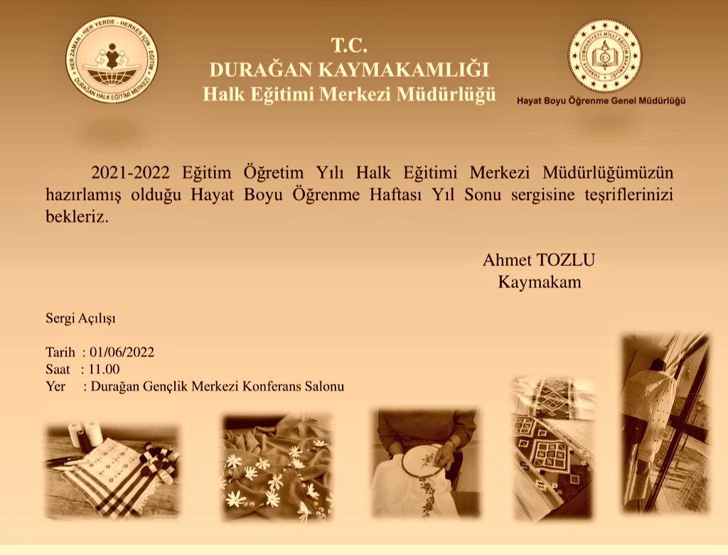 SahinYbo's tweet photo. Okulumuz öğrencilerinin de resim sergisinin içinde olduğu Halk Eğitim Merkezi sergisine tüm halkımız davetlidir 🥰 @sinopilmem @DURAGAN_MEM @GSB_DuraganGM @Duraganhem @MustafaKIZILI17 https://t.co/ow5yUN9npI