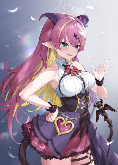 このキャラクターのデザイン...ほんとに好き。#まのあろ絵 #魔乃アロエ 