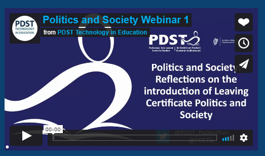 Is your school considering introducing Politics and Society as a Senior Cycle subject for 2022/2023? 

Watch the video to learn more... featuring reflections of teachers on their experiences of the subject and its impact on student learning. 

pdst.ie/pp/sc/politics…

#PDST