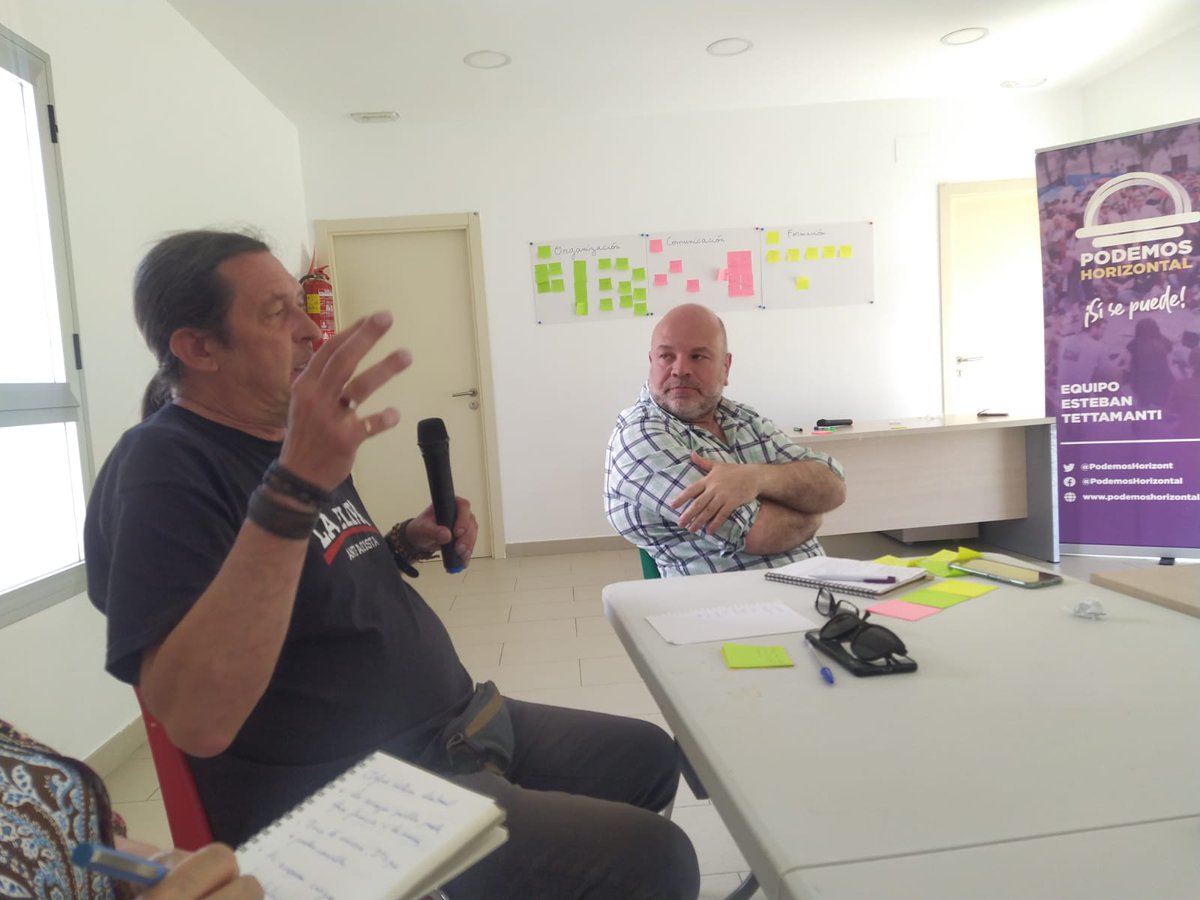 etettamantti's tweet photo. La jornada de ayer ha sido muy fecunda. Han salido muchas propuestas que haremos llegar a la Dirección para mejorar organización y comunicación del partido.
Han participado compis presencial y telemáticamente. ✊💜
#Podemos #sisepuede #sumar #podemoshorizontal #juntospodemos https://t.co/xI6Qf2WpoL