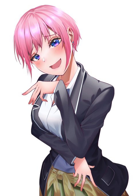 めろん / MeronさんがTwitterに投稿した中野一花(五等分の花嫁)のイラスト。