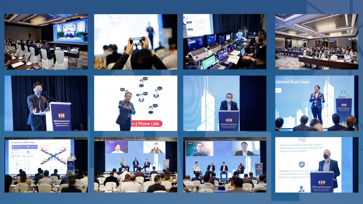bsnbase's tweet photo. 🎉The BSN Hong Kong Summit 2022 was successfully concluded on May 24th.
🙏Thank you to all speakers for amazing sharing and online & offline participants for generous support.
👇If you missed the live stream, check our scene photos and videos!
▶️https://t.co/bQnhwaTGPz https://t.co/jdYpw2G5st