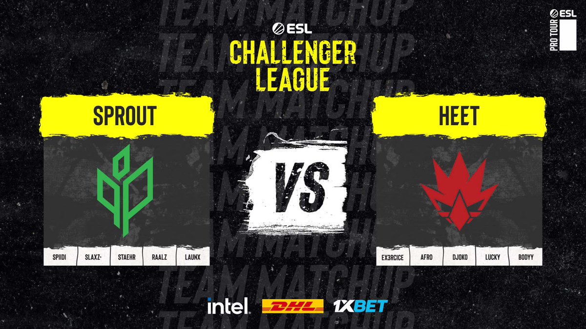 qCataTV's tweet photo. @sproutGG vs @heet_gaming in ESL Challenger League Season 41! GL @lauNXcs_ 
LIVE: https://t.co/ZvZJeIYw1b https://t.co/VciGBROqov