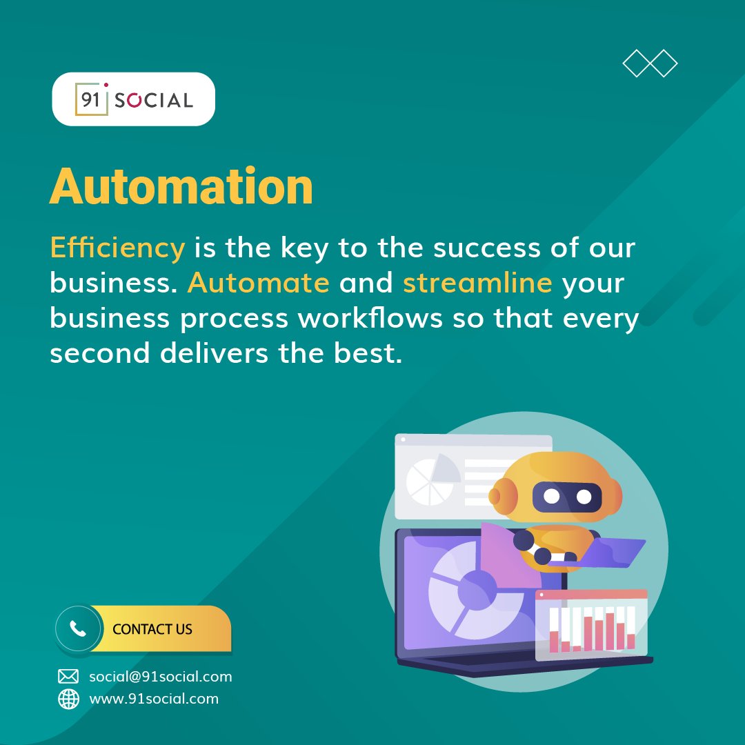 91_social's tweet image. 91Social provides top quality automation services to propagate seamless software delivery without any hassles. Contact us now: 91social.com/contact-us/
#91social #automationdevelopment #appdevelopment #softwarecompany #productdevelopment
