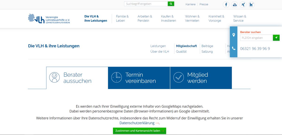 🤔 ¿Necesitas ayuda para hacer la declaración de la renta? 
💲 ¿Te resultan muy caros los servicios de un gestor fiscal? Los asesores del  #Lohnsteuerhilfeverein pueden ayudarte por un precio módico.
🔎 Busca aquí el más cercano a tu domicilio: vlh.de