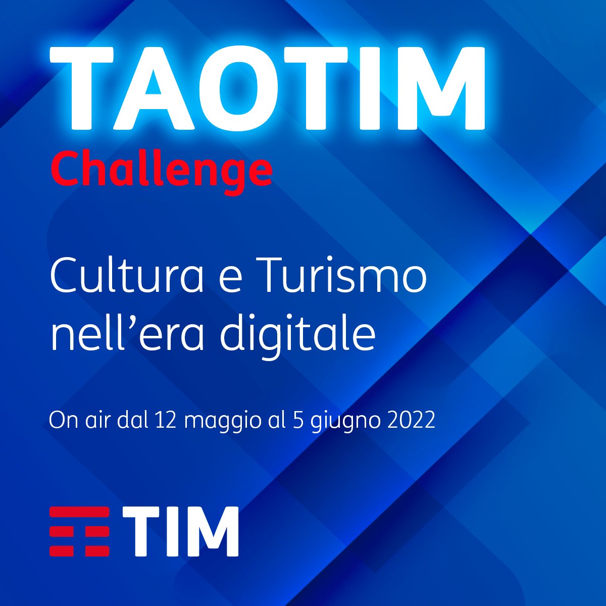 Sei una #startup o PMI innovativa? Hai tempo fino al 5/06 per partecipare alla #TaoTIM challenge: “Cultura e Turismo nell'era digitale” e vincere il #PremioTaoTIM. Cerchiamo soluzioni innovative per migliorare l'esperienza del visitatore: tim.social/taotim 
#Taobuk