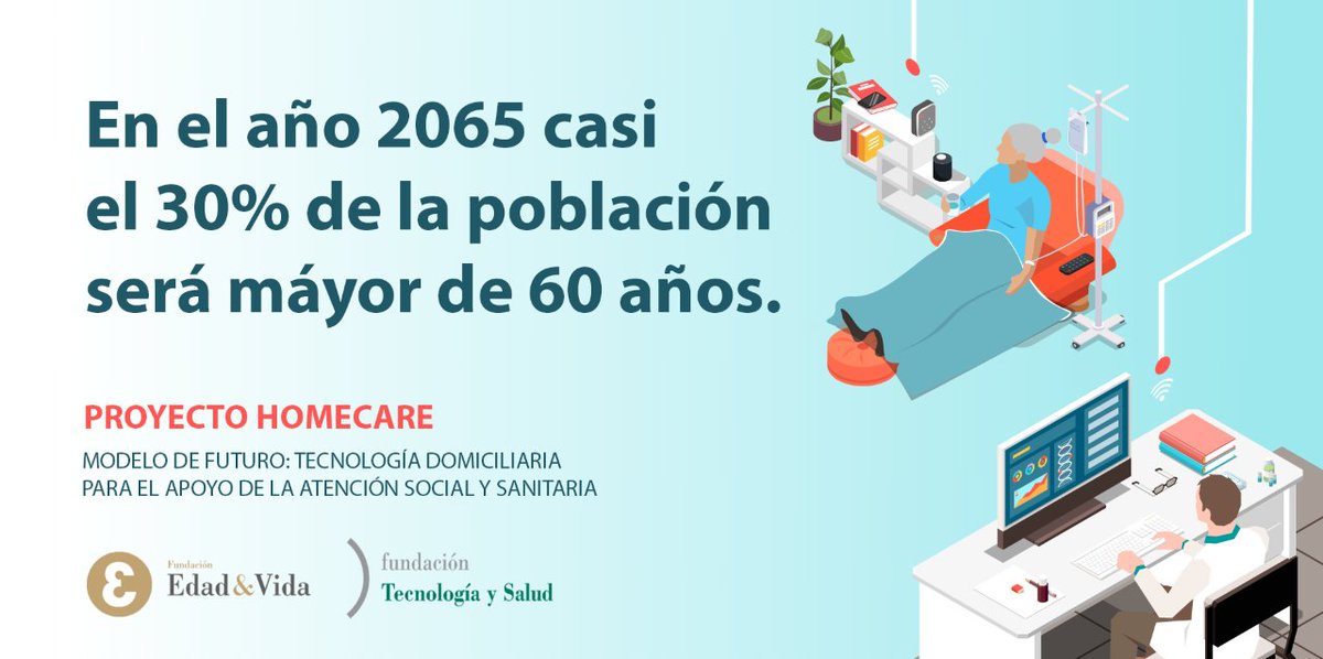 tunstall_es's tweet photo. La @FundacionTyS y @EdadyVida se han unido en el proyecto #HomeCare con la colaboración de @tunstall_es para poner de relevancia las ventajas que ofrece la atención domiciliaria para cubrir las necesidades de una población con más patologías crónicas 👉 https://t.co/gjHepnohbD https://t.co/773gf6PVCI