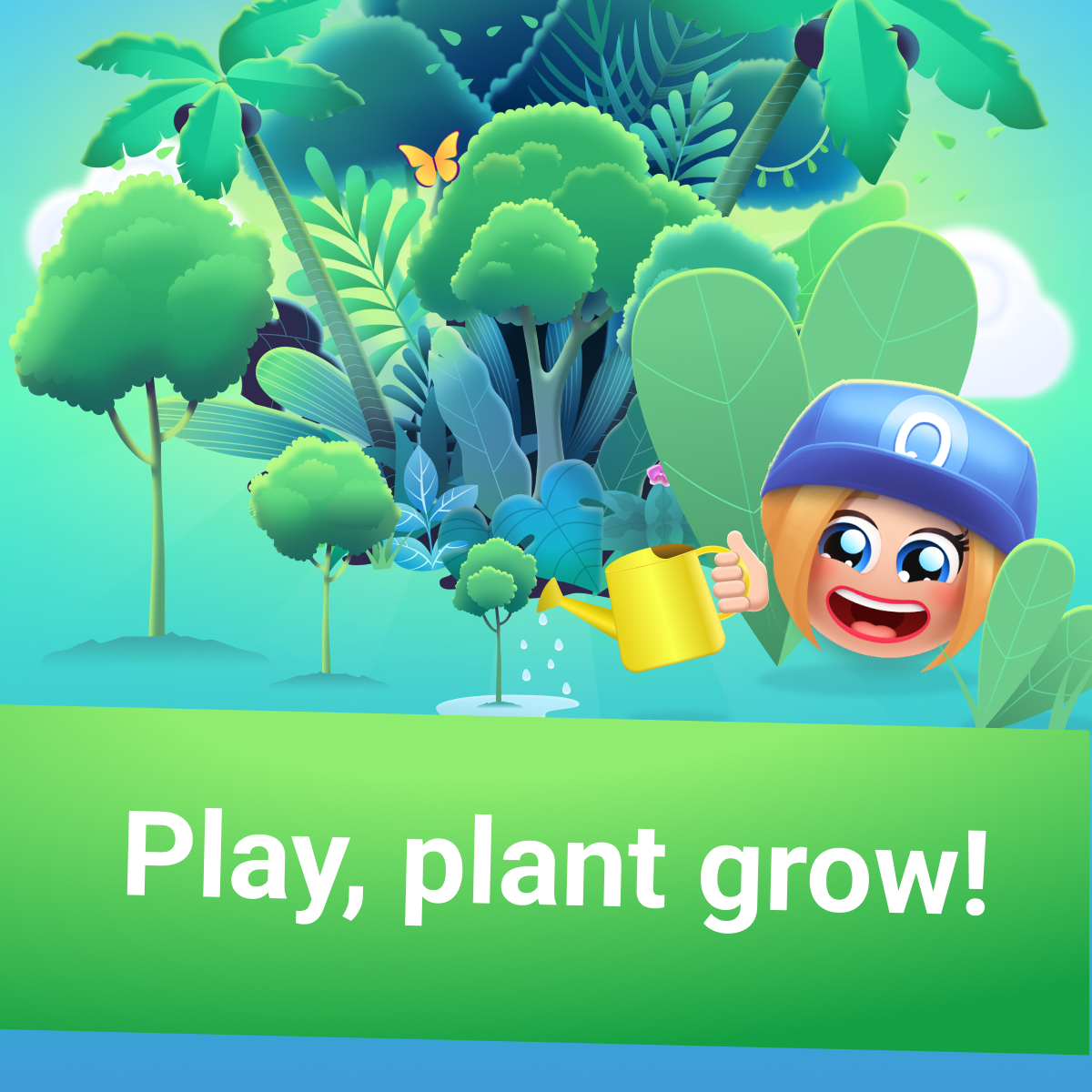 QuizDuel's tweet photo. Start planting! 🌱 Teaming up with the UN and their Playing4thePlanet initiative, we are supporting reforestation this year! 🌏 Did you know that there is a rainbow tree named Rainbow Eucalyptus? 🌳 More interesting facts about trees await you in our new special quiz! https://t.co/EnzKKODEcP