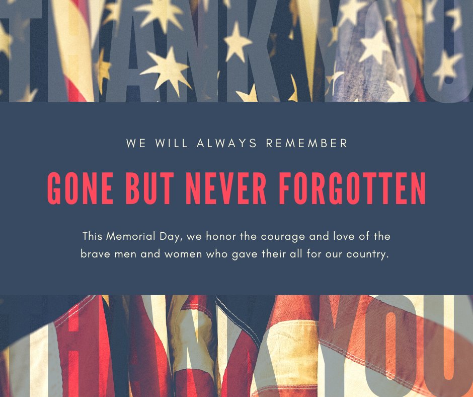 InsulationCorp's tweet photo. #forevergrateful #MemorialDay https://t.co/GbYiB1OYC4