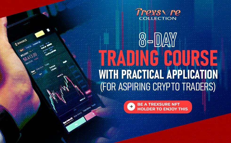 trexsurenft's tweet photo. Aspiring Crypto Traders, good news for you!

Trexsure Collection is offering an 8-Day Trading Course w/ Practical Application FREE for our NFT Holders 💯🔥 

Become a profitable trader in the near future 🥳

👉 Enroll in our Trading Course here: https://t.co/dDD6s9OSFB https://t.co/tkstLmLXpb