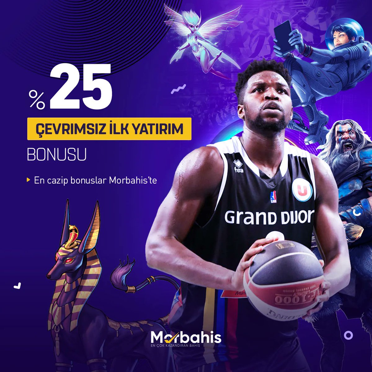 morbahis's tweet photo. 💜‍ İlk Yatırımlara özel %25 Çevrimsiz Yatırım Bonusu

💰 İster #SPOR ister #CASİNO tarafını seç ve kazanmaya başla!

👑Uluslararası Curaçao Lisans Güvencesi
⏰15 Dk Çekim Hızı 
💯₺30.000 Çekim Limiti 

💜Morbahis'in renkli dünyasına adım at - https://t.co/NvxHHsoY4k https://t.co/ywWR4kx5J7