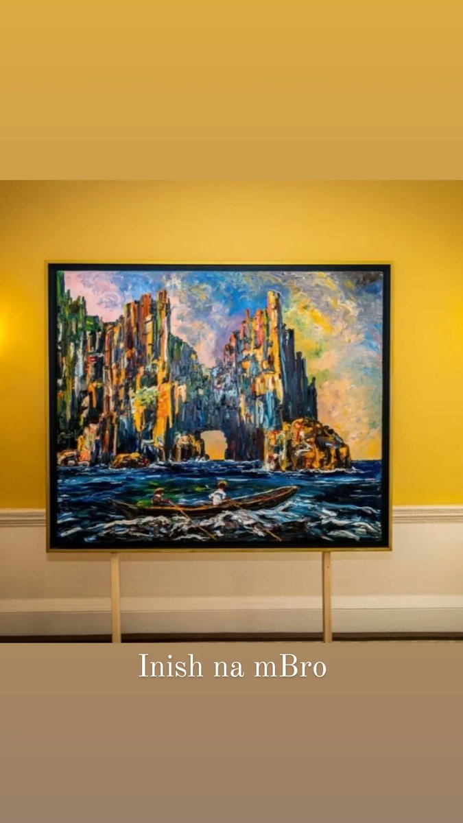 TheOrielGallery's tweet photo. Beautiful evening @MerrionHotel to celebrate the launch of Liam O'Neill latest exhibition An Naomhóg: Work Horse of the Sea in presented by The Oriel Gallery

@IrelandinLA @IrelandChamber  @IrelandinNY @IrelandEmbGB #irelandhouse #irelandglobalfootprint2025 https://t.co/KB84Oo1So8