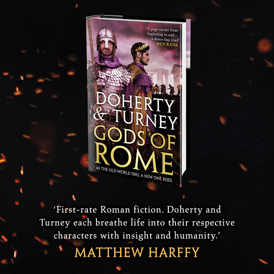 AriesFiction's tweet photo. 'Doherty and Turney each breathe life into their respective characters with insight and humanity' @MatthewHarffy
#GodsOfRome by @GordonDoherty and @SJATurney is the final instalment in the #RiseOfEmperors series ⚔️
Out in paperback June 9th: https://t.co/XDGjF1fjmq https://t.co/RYI2P9xAmI