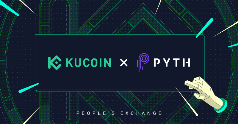 kucoincom's tweet photo. #KuCoin Partnered with Pyth Network @PythNetwork to Bring the #Crypto Market Price On-Chain