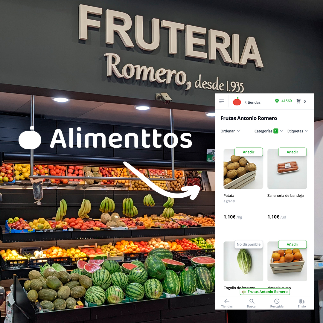 alimenttos's tweet photo. Damos la bienvenida a Frutería Antonio Romero de Estepa

Ya disponible para pedir online y recoger en tienda o recibir en casa (📌Estepa)
👉🏻 https://t.co/98hPrTOsyd 

#ComercioLocalDigital https://t.co/rGpVA82Evg