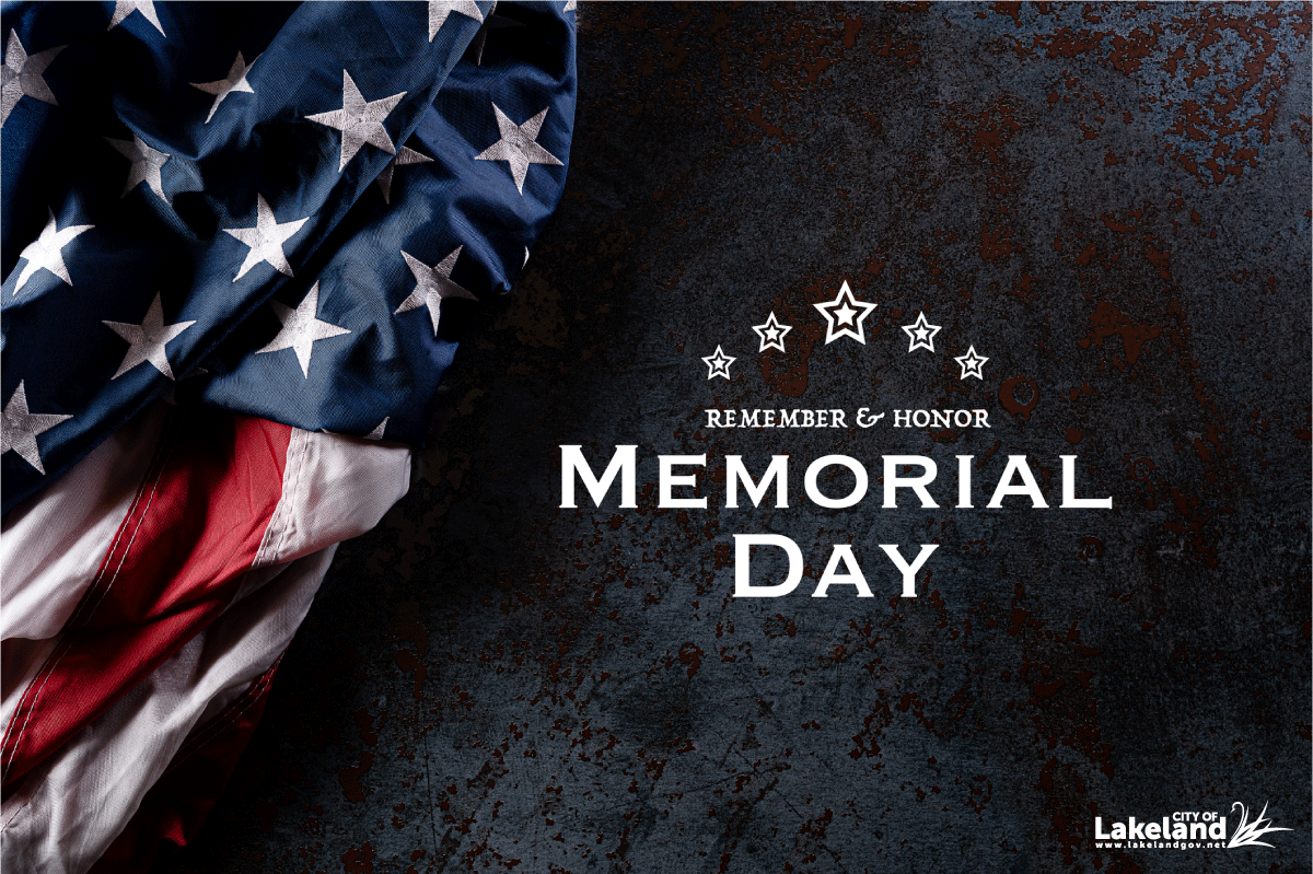 We are closed today in honor of Memorial Day. All of us here at WCMS extend our sincerest appreciation to those who made the ultimate sacrifice in service to their country.