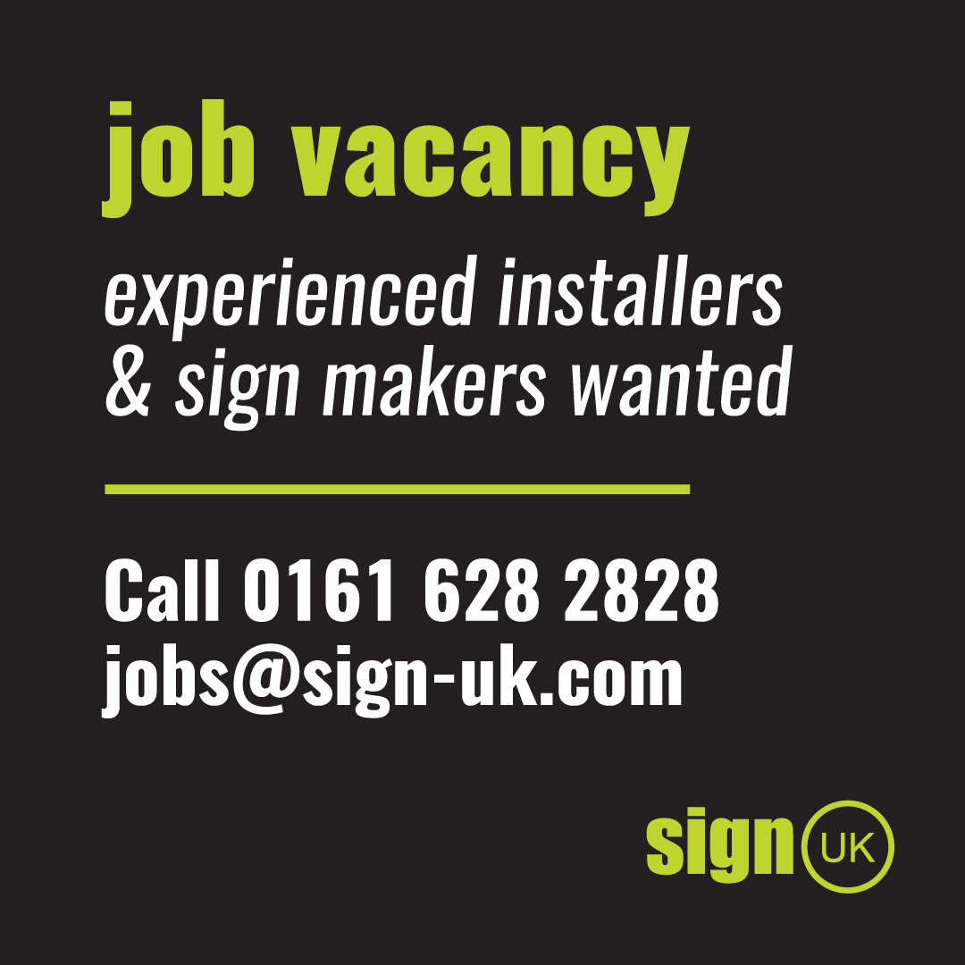 Sign UK (@sign_uk) on Twitter photo We’re hiring! 📣
Here at Sign UK we’re on the lookout for experienced installers and sign makers to join our team! If this is you email a CV over to jobs@sign-uk.com or call 0161 628 2828 for more info!
Full job description available on our website: sign-uk.com/news/article/j… We’re hiring! 📣
Here at Sign UK we’re on the lookout for experienced installers and sign makers to join our team! If this is you email a CV over to jobs@sign-uk.com or call 0161 628 2828 for more info!
Full job description available on our website: sign-uk.com/news/article/j…