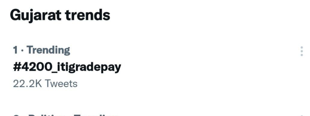 #4200_itigradepay
Focusing on Skill India. Please 
Focus on Instructors also.

GR was already given by central government in 2016.Still Gujarat government not consider that Gr for gpay 
<a href="/CMOGuj/">CMO Gujarat</a> @KanuDesai180l  <a href="/brijeshmeja1/">Brijesh Merja</a> <a href="/anju_sharma_ind/">Anju Sharma</a> <a href="/lalit_sihu/">Lalit Narayan Singh</a> <a href="/Divya_Bhaskar/">Divya Bhaskar</a> <a href="/pkumarias/">Pankaj Kumar</a>