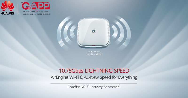 GappKSA's tweet photo. Don't settle for poor Wi-Fi. 

Huawei #AirEngine Wi-Fi 6 boosts signal strength, expands the coverage radius by 20% and eliminates blind spots.

Order now to enjoy rapid delivery, in just 2 weeks! 

Why wait? 

#wifi6 #gapp #huawei