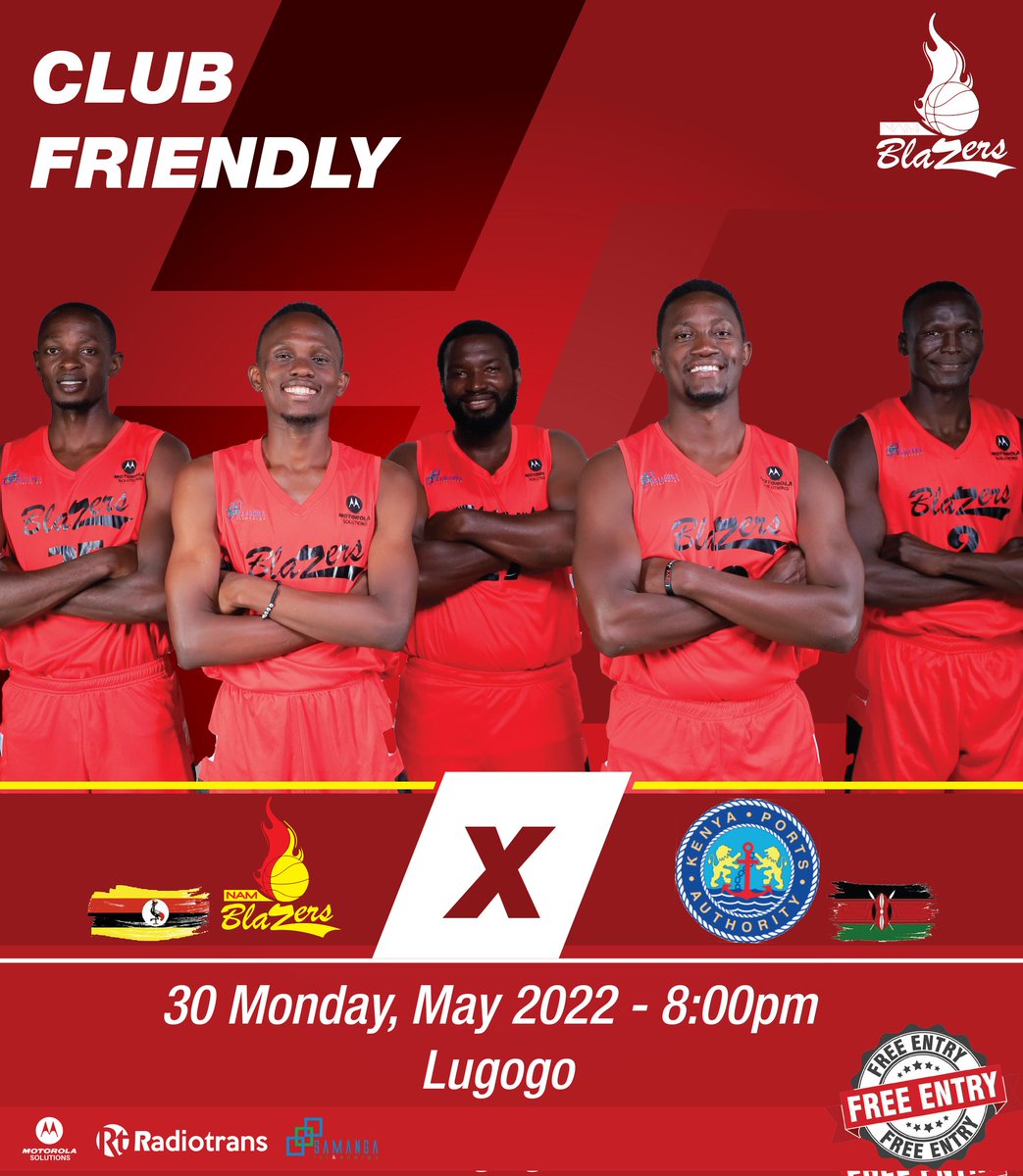 FubaBasketball's tweet photo. #FUBAUpdates ||™ Monday 🏀
--
Scheduled Friendly Games 
UGANDA 🇺🇬 X KENYA🇰🇪 AFFAIR
--
@KIURangers Vs @Kenya_Ports Basketball Club at 6:00pm EAT 
--
@Namblazers Vs @Kenya_Ports Basketball Club at 8:00pm EAT 
--
🏟️ : Lugogo Indoor stadium 
Totally FREE 🆓 🆓🆓 ENTRY https://t.co/0Yn3GrRu4o