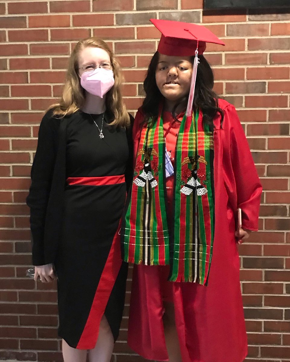 GaisserFamily's tweet photo. Congratulations, #Classof2022! After two tough pandemic years, it was amazing to see graduation ceremonies open to everyone once again. Nicely done, @SHS_Cardinals and @PMHS_Principal! I really enjoyed attending to celebrate with my students, including these special ladies. ☺️🎓 https://t.co/1GmGoPggQ7