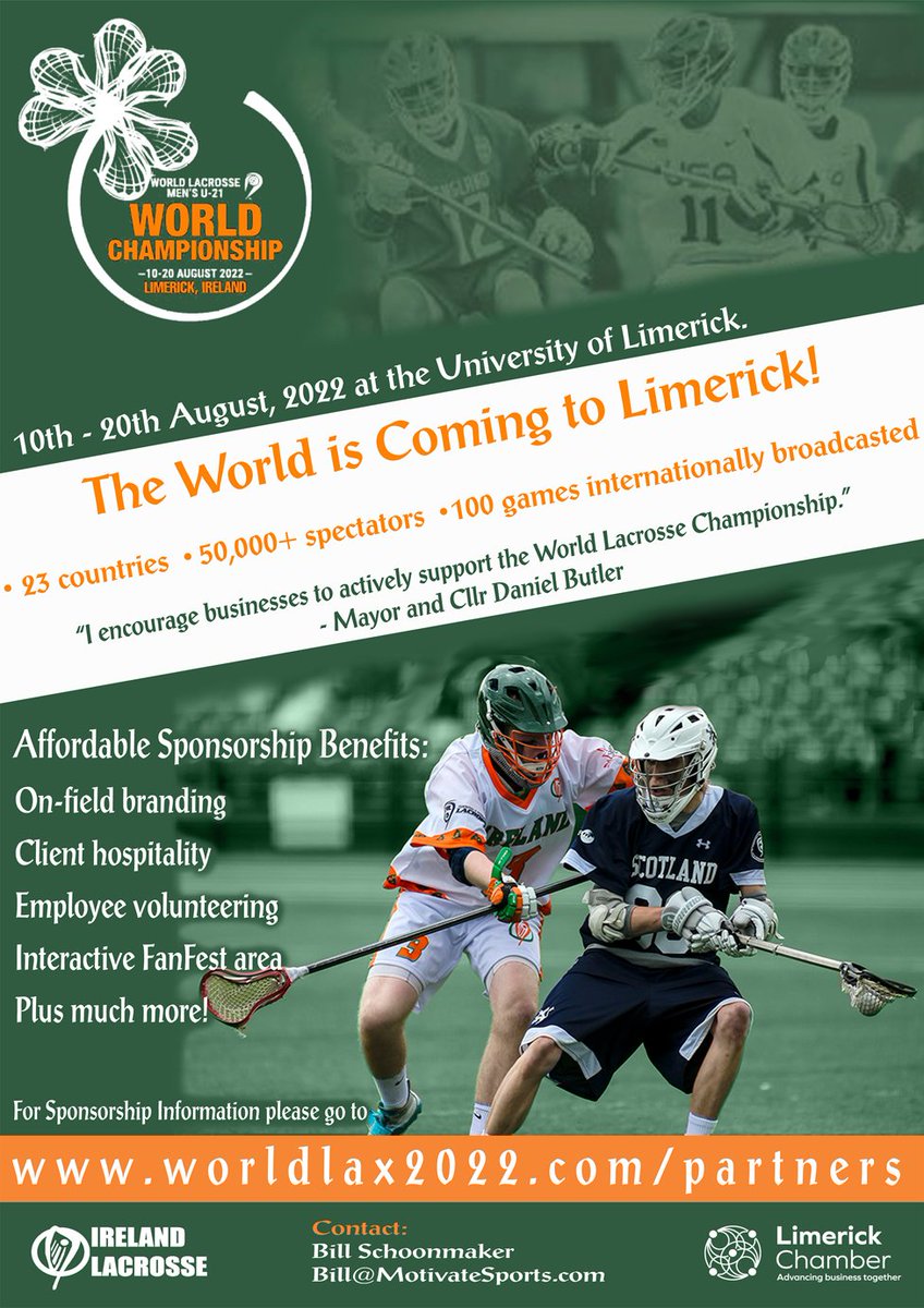 2022 Men’s U21 Lacrosse World Championship tweet media