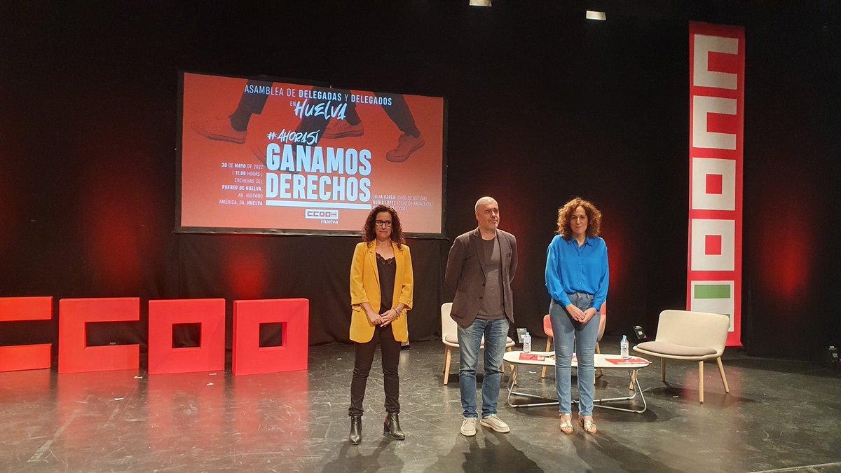 emiliofgonzalez's tweet photo. @CCOOHu hoy tiene un día grande: nuestra fortaleza +300 delegados y delegadas sindicales en asamblea con @UnaiSordo @nurialomar y @juliaperea1982 https://t.co/14Gx2htL0n