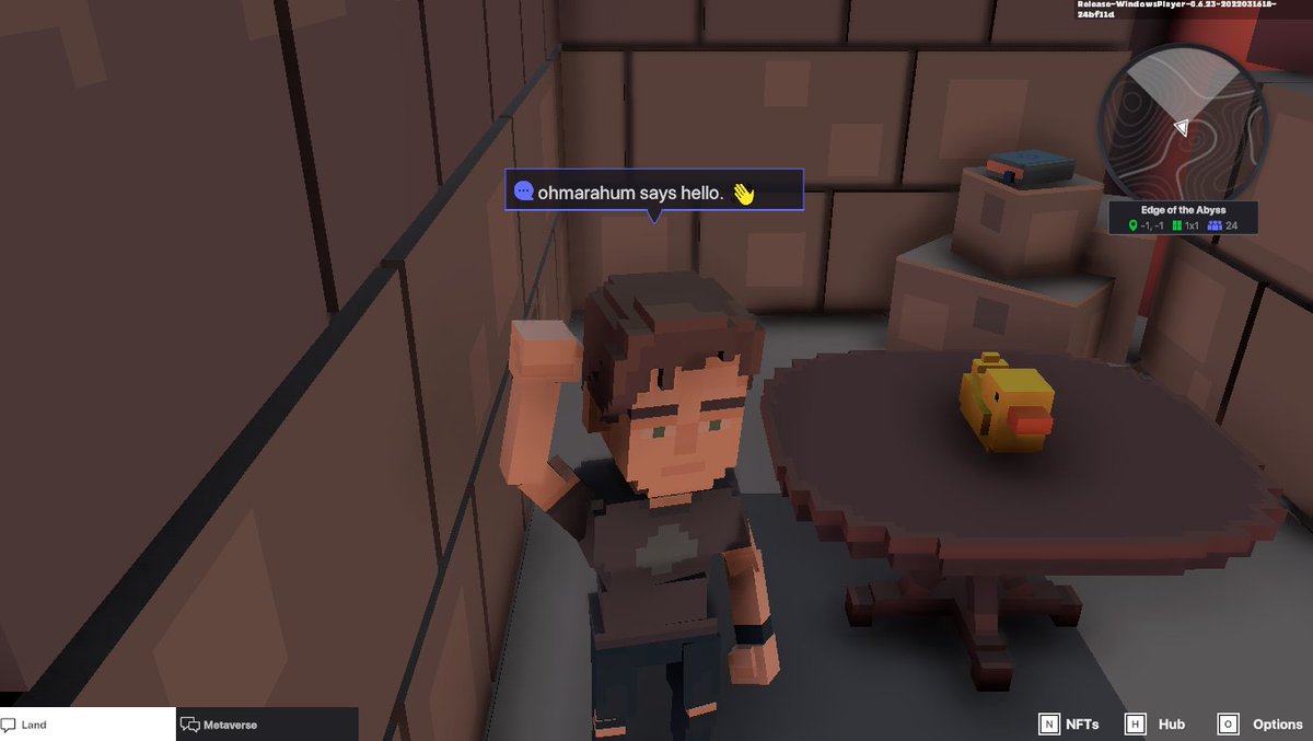 OhmaraHum's tweet photo. @TheSandboxGame Hi the duck. https://t.co/aR9Tsxe95L