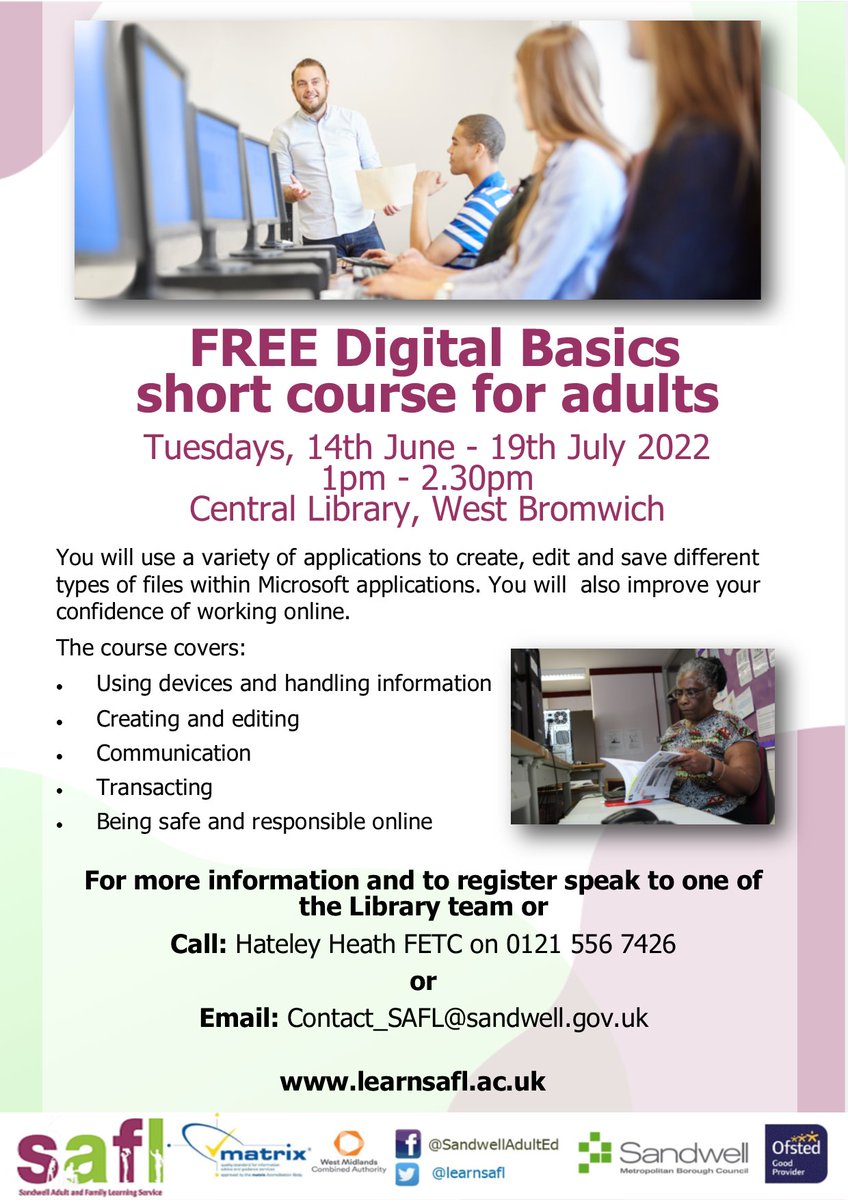 Sandwell Adult Education tweet media