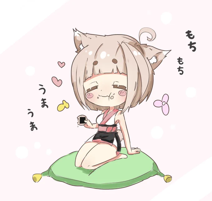 もちうま(*'꒳`*) #イラスト