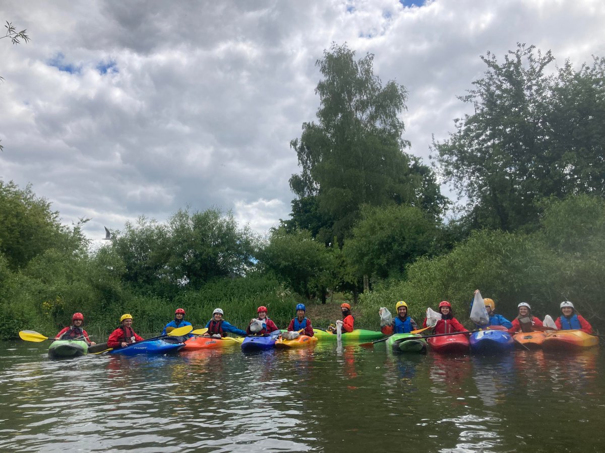 We had a great time litter picking with OU Canoe and Kayaking Club last Saturday at Port Meadow! This is only half of the litter we collected, including a small tyre, a bicycle tyre, a jerry can and some plant pots