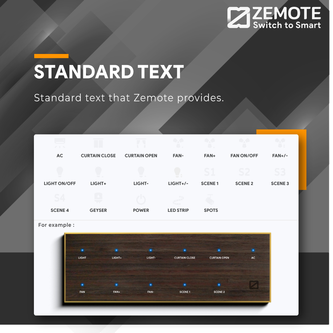 ZemoteSmartHome's tweet photo. Give text of choice for your touch switch and we will make it for you 💯

Website link: https://t.co/tCEZlr8aeI

#zemote #zemotehomeautomation #homeautomation #zemoteapp #zemotehomeautomationsystems #homeautomationindia #homeautomationsystem https://t.co/n9jFlRBqLA