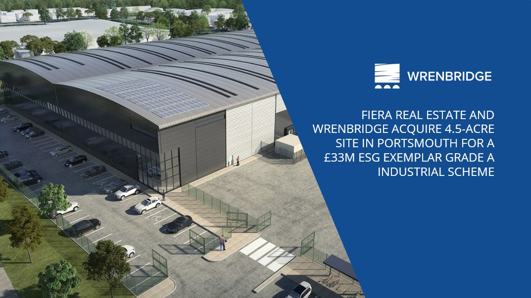 Wrenbridge (@wrenbridge) on Twitter photo We are pleased to announce our latest acquisition in Portsmouth, alongside <a href="/FieraRealEstate/">Fiera Real Estate UK</a>, where we hope to obtain planning permission for seven industrial units ranging between 6,319 sq ft to 29,785 sq ft. Read more here: wrenbridge.co.uk/fiera-real-est… We are pleased to announce our latest acquisition in Portsmouth, alongside <a href="/FieraRealEstate/">Fiera Real Estate UK</a>, where we hope to obtain planning permission for seven industrial units ranging between 6,319 sq ft to 29,785 sq ft. Read more here: wrenbridge.co.uk/fiera-real-est…