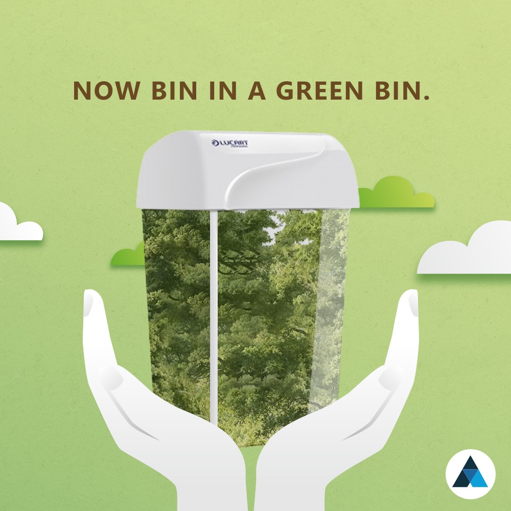 It's cleaner when the bin is Greener.

#greener #green #greenbin #sustainabledispenser #lucart #nationwidepaper #nationwide #paper