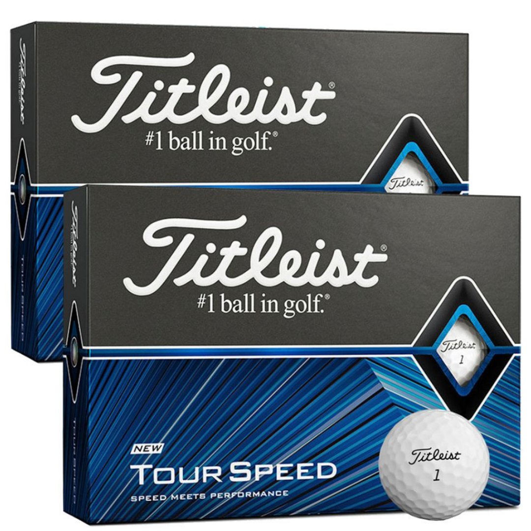 Try the BEST mid-price ball in golf! ⁣
Titleist Tour Speed ⁣
⁣
⁣⁣⁣⁣⁣⁣⁣⁣⁣⁣⁣⁣⁣⁣⁣⁣⁣⁣⁣⁣+Excellent all-round performer ⁣
+Sub-premium price point⁣
+Similar feel to tour-quality balls⁣
+Excellent distance from drivers and irons⁣
⁣⁣⁣⁣⁣⁣⁣⁣⁣⁣⁣⁣⁣