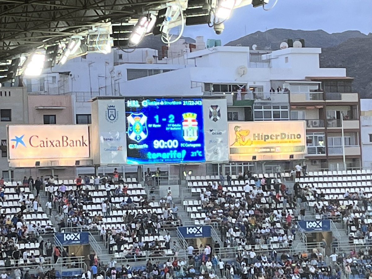 2nd visit to @CDTOficial @CDTOfficialEN last night. Not the right result, but amazing atmosphere once again. Now to try and get tickets for the play-off derby vs Las Palmas on Wednesday