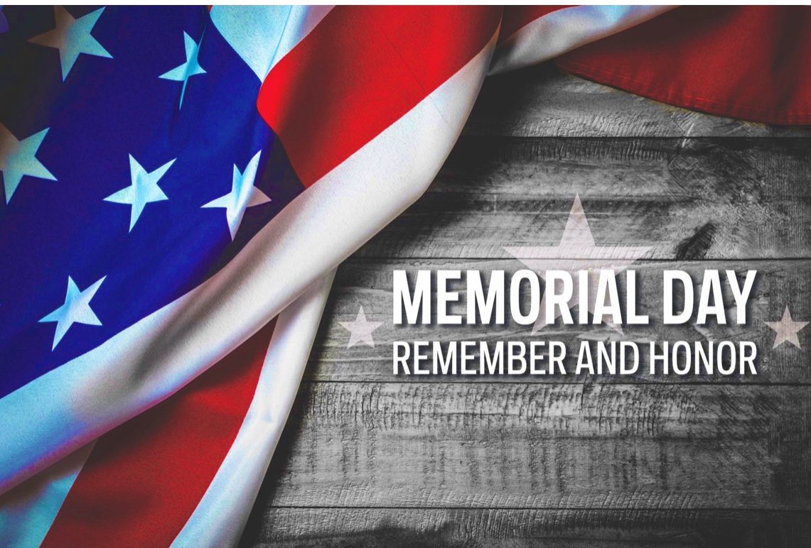 Today, we remember and honor all the brave men and women who made the ultimate sacrifice for our country. Let’s keep their families in our thoughts. #MemorialDay