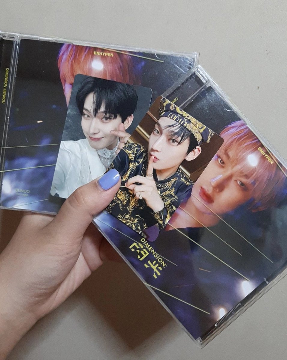 0624SNcart's tweet photo. bought two sunoo versions but i didn't expect ill be getting this kind of luck to get both version of his soljack pcs as well 😭 thank you so much @sunjaycart_ for the smooth transaction!! 

#sunjaycart_feedbacks https://t.co/jh7OuAj6LJ