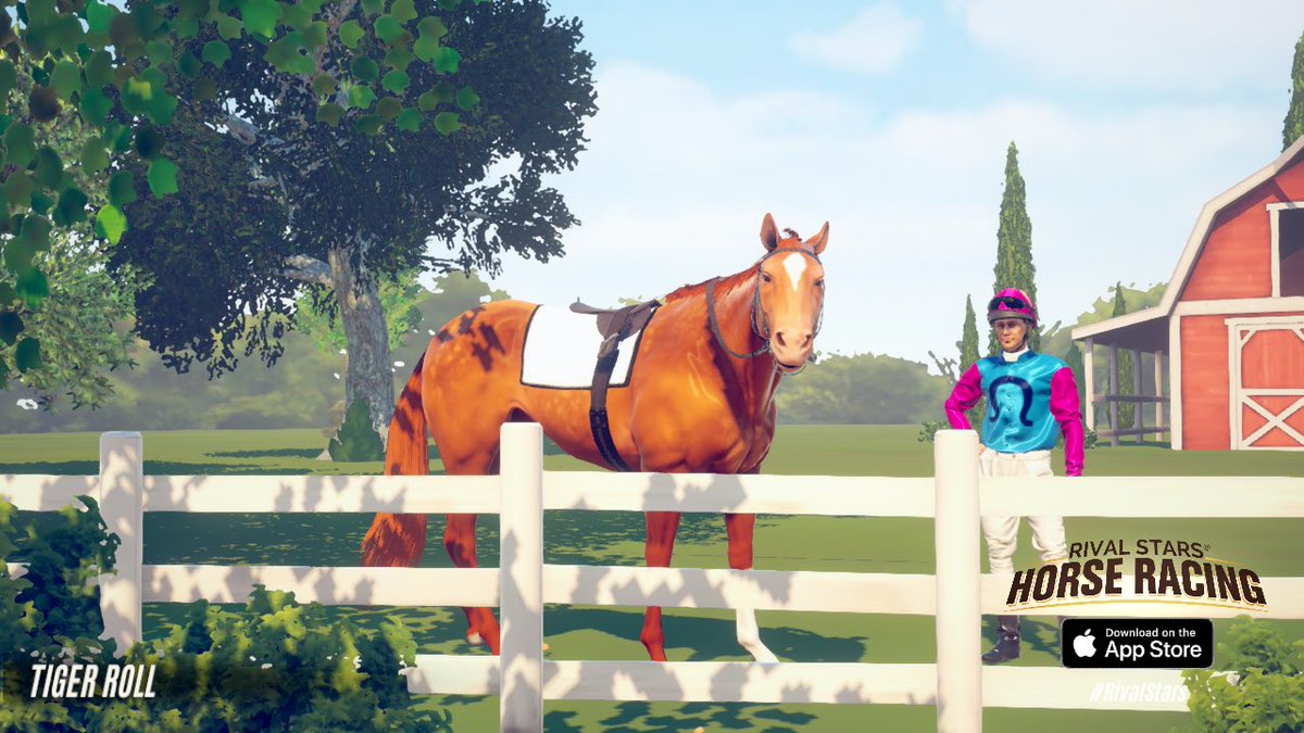 BobbyDarwin's tweet photo. #Meet TIGER ROLL from #RivalStars Horse Racing, bred for excellence. Download the game and join me in the race! https://t.co/Oa7SNKkBPa https://t.co/RHENUzmlQv