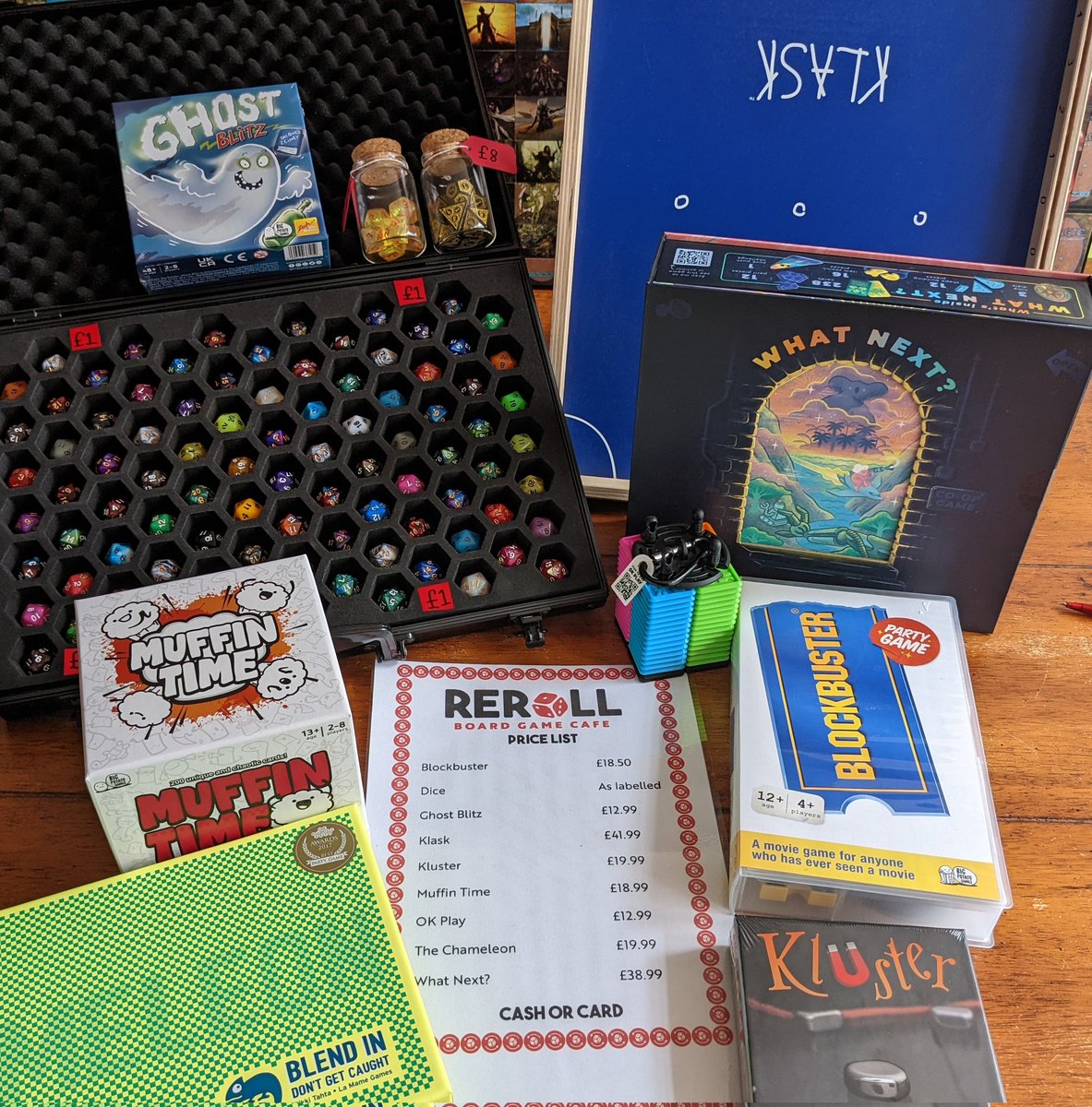 ReRoll_CafeLE1's tweet photo. We will be at the Riverside Festival along Western Boulevard this weekend Saturday. I'm selling a great selection of @bigpotatogames and some dice for your favourite roleplaying game! 

With a few games you can try before you buy! 

#leicester #boardgames
#dungeonsanddragons https://t.co/q0p6u8S7WT