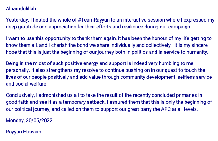 RayyanMovement's tweet photo. Masha Allah!
Yesterday, I hosted the whole of #TeamRayyan to an interactive session where I expressed my deep gratitude and appreciation for their efforts and resilience during our campaign.
Alhamdulilah.
Rayyan Hussain.
Thank you everyone. https://t.co/2OVO7cUY1x