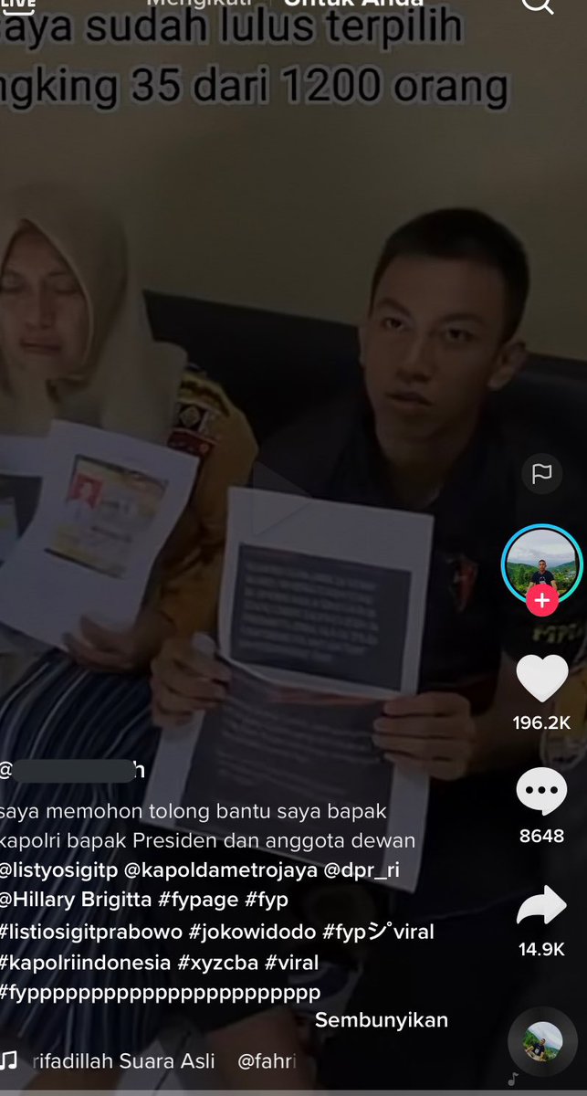 Dis! Bantu viralin kakaknya udah ikut pendidikan tapi tiba tiba digagalkan dan diganti sama orang yang sebelumnya gagal