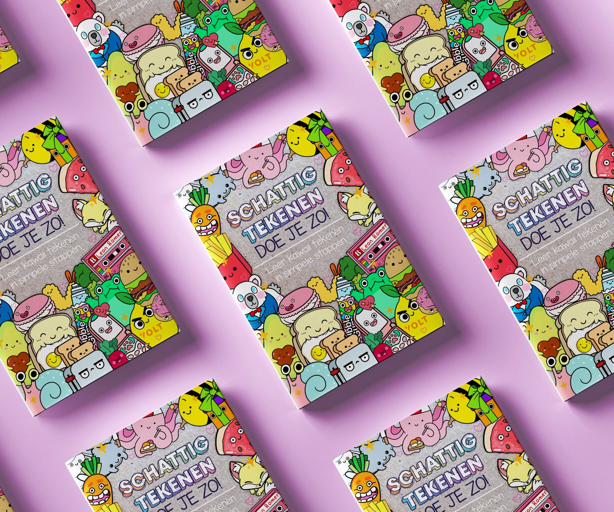 Kawaii! Op zoek naar een leuk tekenboek waarmee kinderen uren zoet zijn? 9 juni verschijnt mijn nieuwe boek :)

Met Schattig tekenen doe je zo! leer je stap voor stap schattig eten, dieren, planten &amp; voorwerpen tekenen. 🌵

Reserveer alvast bij je favoriete (online) boekhandel!