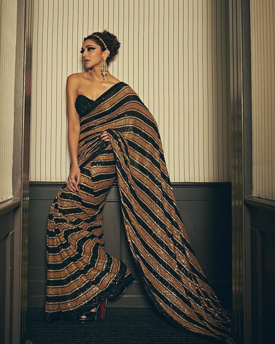 AashniUK's tweet photo. @deepikapadukone’s sari turn at Cannes Film Festival was an attempt to take the Indian silhouette international. https://t.co/jCBRcQpBnK