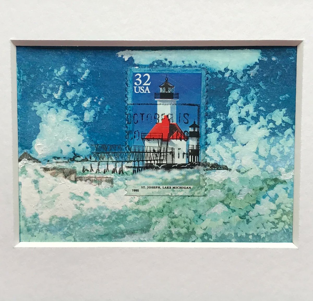 JillingsTonia's tweet photo. Feel the Sea Spray!
This atmospheric little painting would look great as coastal home decor,
I love the little red roof in the stamp- it pops out! #costaldecor #nauticle #stamps #architecture #Michingan #stjosephlake #artforsale
https://t.co/moDtTFNI0a https://t.co/RdktoProob