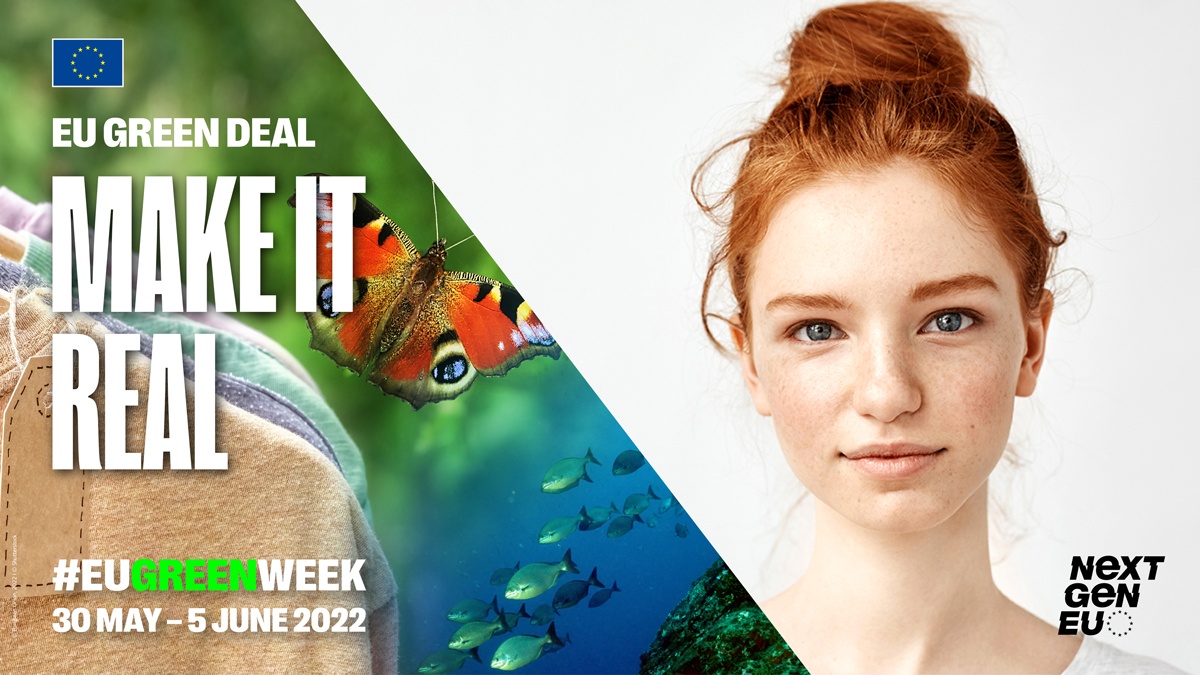 EUinEswatini's tweet image. The #EUGreenWeek2022 takes place from today (30 May) to 05 June 2022. A great opportunity to debate environmental issues to save our planet. #EUGreenDeal #WorldEnvironmentDay