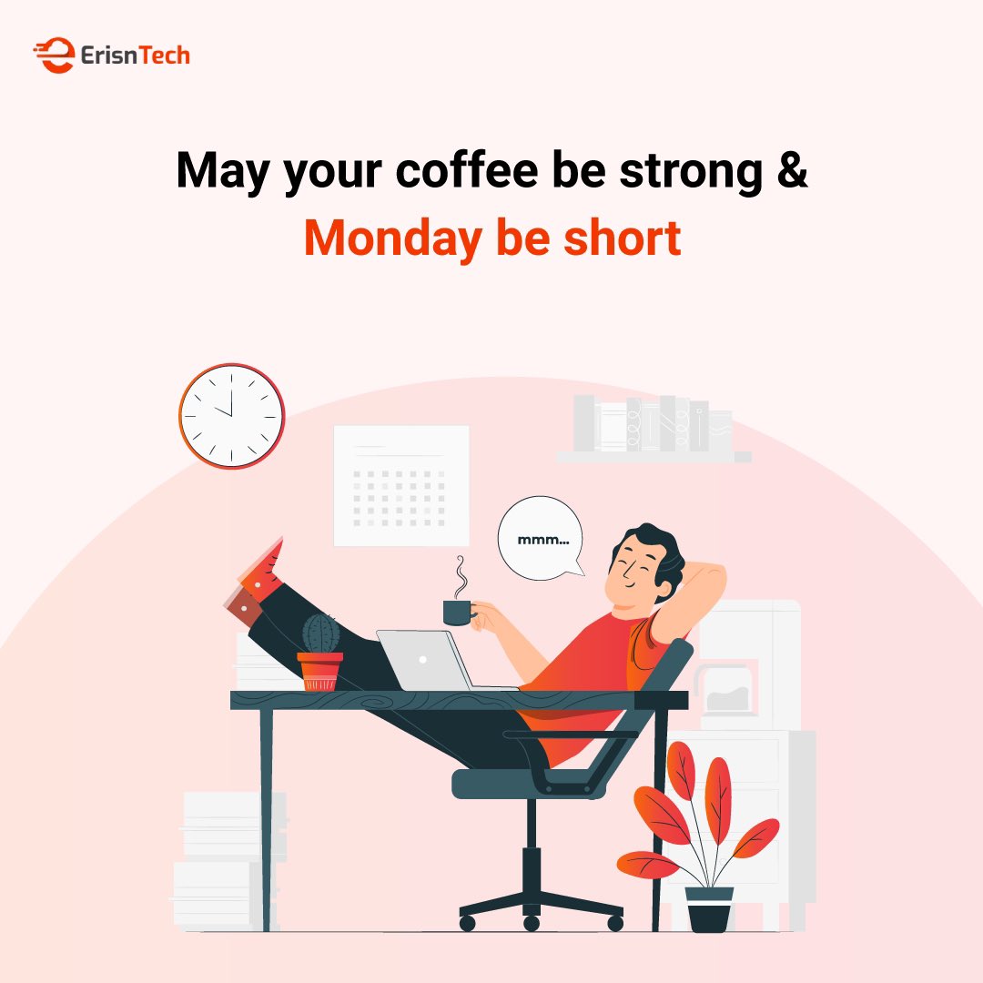 erisntechpvtltd's tweet photo. Get ready to beat your Monday Blues with a powerful shot of an Expresso☕️

#monday #mondaymotivation #mondayblues #mondaymood #mondaymantra #mondayvibes #mondaymorning #mondaycoffee #mondayrun #mondayagain #erisntech https://t.co/sSrLrNzJQT